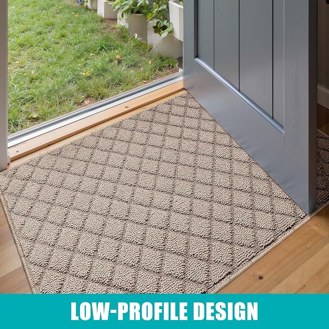 Azadx 2'x6' Front Entryway Door Mat Non Slip Indoor Door mats Washable Entry - Image 7