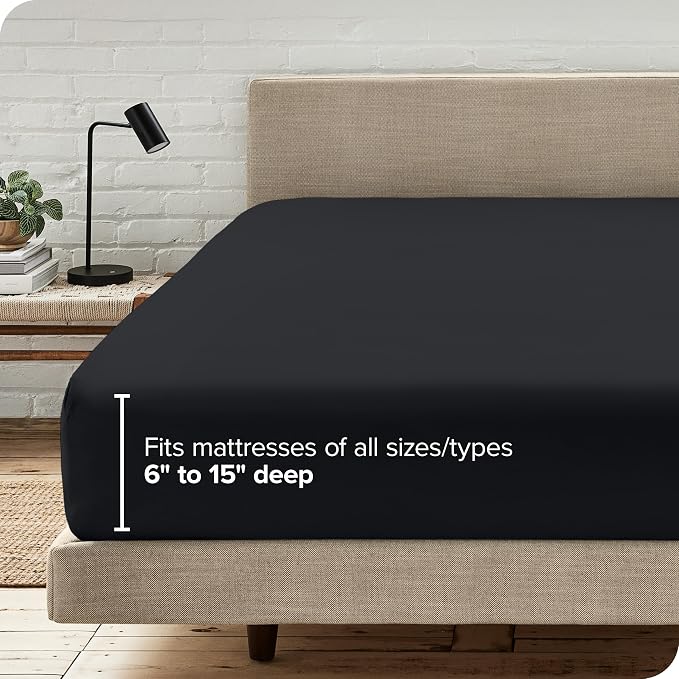 Bare Home Fitted Bottom Sheet Split Head Flex King Size - Image 7