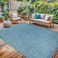 Washable Indoor Outdoor Rug 9x12 Weather Resistant Area Rugs Modern Solid by LenaRug