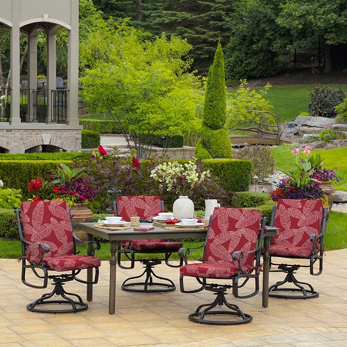 Arden Outdoor Dining Chair Cushion, 20 in x 20 in, Weather-Proof, Rain-Proof - Image 6