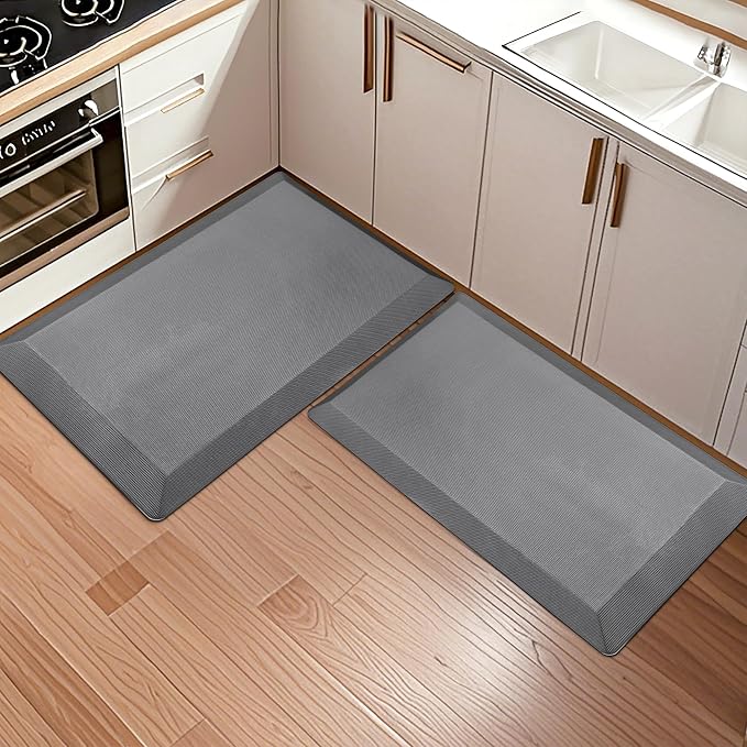 2 PCS Anti Fatigue Kitchen Mats by TyrotHomeDecor