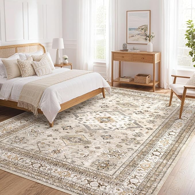 Vintage Living Room Area Rug 7x9 - Image 8