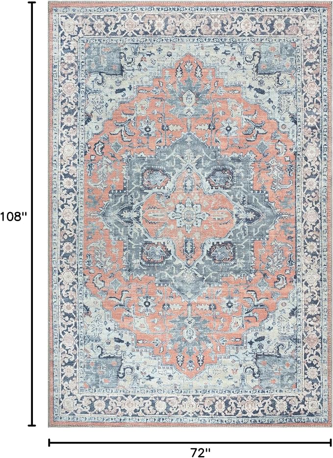Bloom Rugs Washable Non-Slip 6' x 9' Rug - Image 2