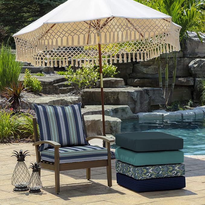 Arden Outdoor Deep Seat Cushion Set, 24 in x 24 in, Weather-Proof, Rain-Proof - Image 7