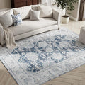 jinchan Fiora 4x6 Area Rugs for Bedroom by JINCHAN