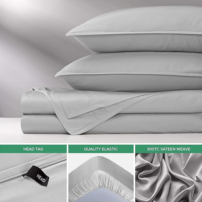 Pure Bamboo Queen Sheets, Genuine 100% Organic Viscose Derived from Bamboo Bed - Image 6