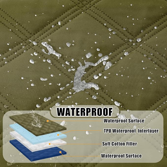 Smiry Waterproof Dog Bed Cover Blanket 40x50, Soft Reversible Pet Blanket - Image 2