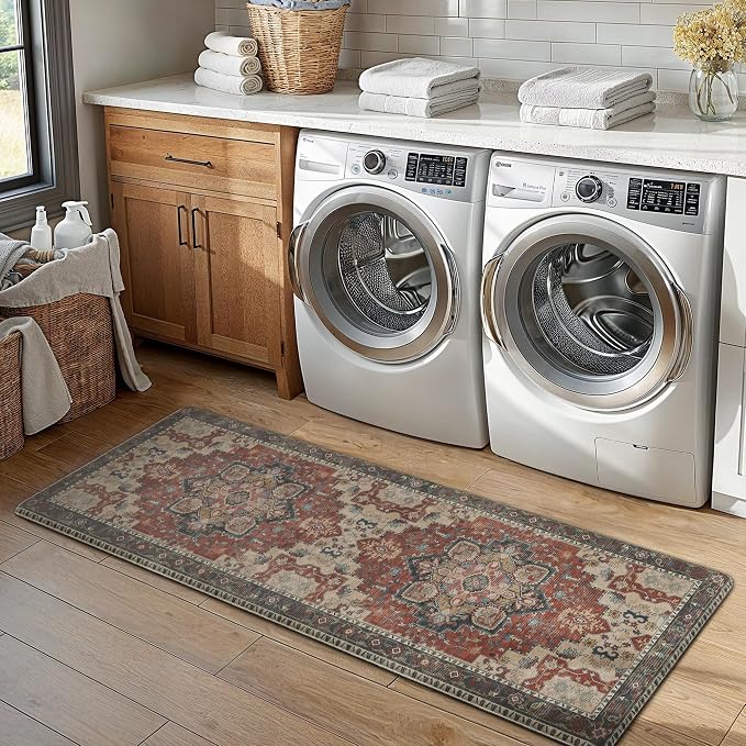 GENIMO Kitchen Mats for Floor 2PCs, Washable Anti Fatigue Mat for Cushioned - Image 6