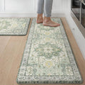GENIMO Kitchen Mats for Floor 2PCs, Washable Anti Fatigue Mat for Cushioned by GENIMO