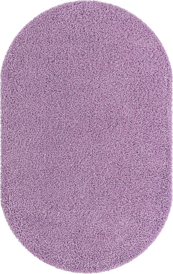 Unique Loom Solid Shag Collection Area Rug - Image 10