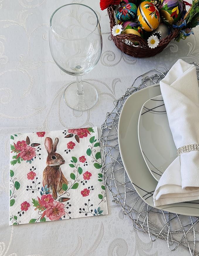AM Decor Easter Luncheon Paper Napkins 20-Count Dinner Paper Napkins - Image 3