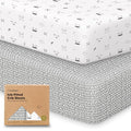 KeaBabies 2-Pack Baby Crib Sheets by KeaBabies