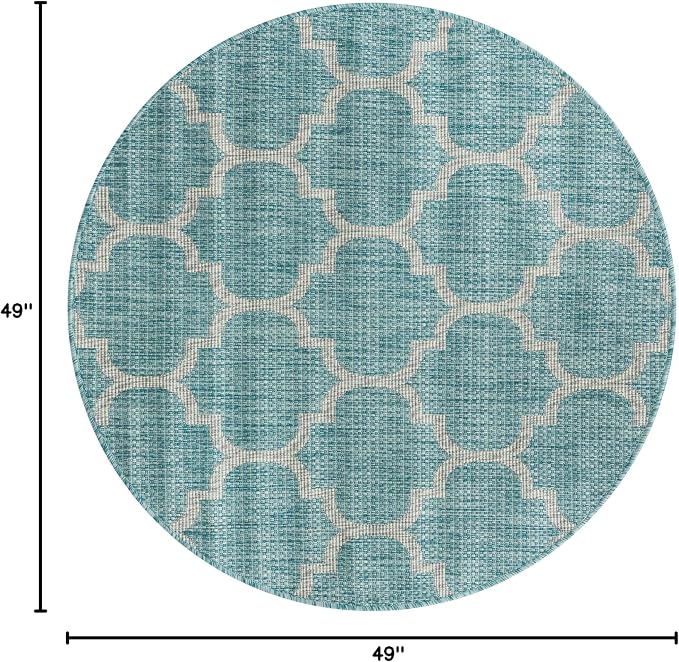 Unique Loom Outdoor Trellis Collection Area Rug - Image 2