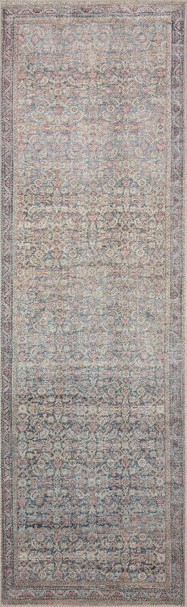 Loloi Adrian Collection ADR-04 Denim/Multi 2'-0" x 5'-0", .19" Thick Accent Rug - Image 5