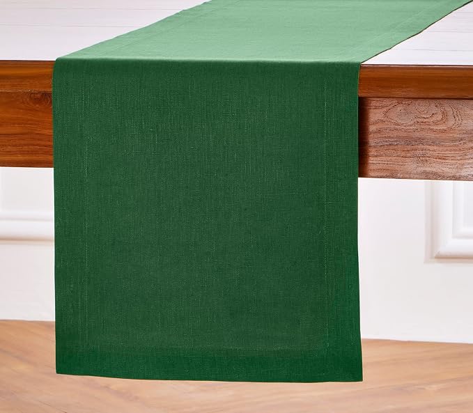 Solino Home Linen Table Runner 72 Inches Long - Image 2