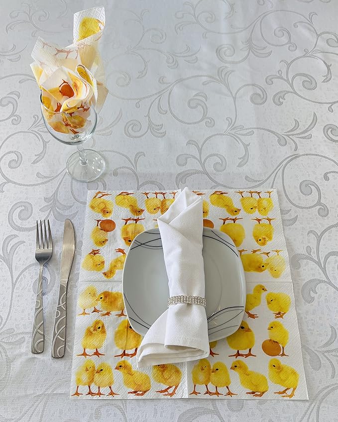 AM Decor Easter Luncheon Paper Napkins 20-Count Dinner Paper Napkins - Image 5