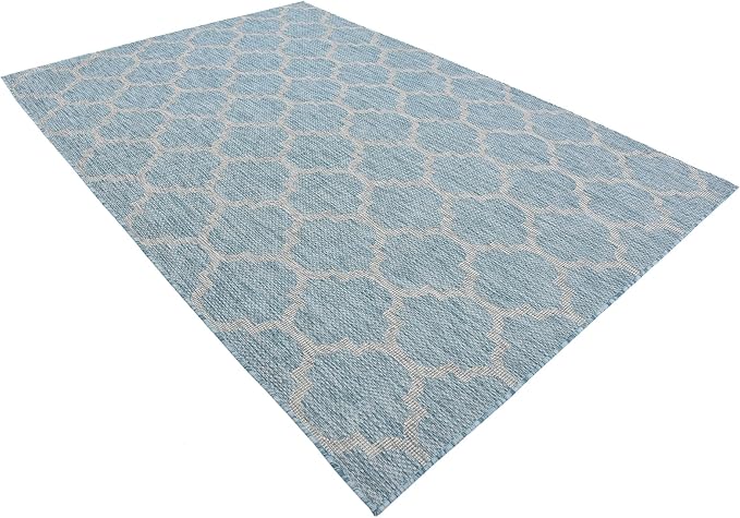 Unique Loom Outdoor Trellis Collection Area Rug - Image 4