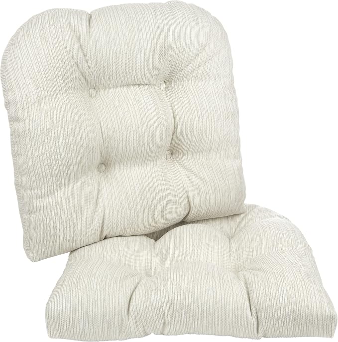 Klear Vu Gripper Overstuffed Universal Non-Slip Dining Chair Cushions by KlearVUHomeTextiles