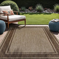 Beverly Rug Outdoor Rug 8x10 Modern Bordered Area Rugs by BeverlyRug