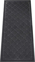 Front Door Mat Indoor Outdoor, Heavy Duty Low Profile Entrance Rug by HOMEK