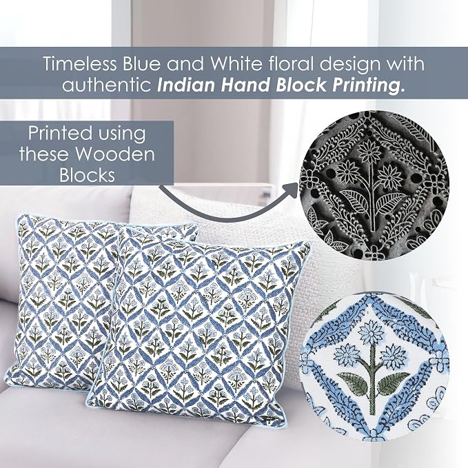 SheetKart Cotton Throw Pillow Covers - Image 3