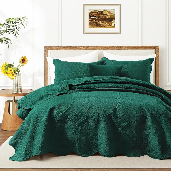 IR Imperial Rooms Twin Quilt Bedding Set Size + 1 Pillow Shams by IRImperialRooms