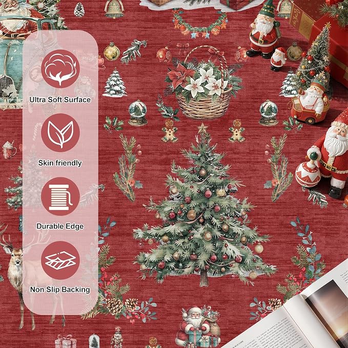 Christmas Living Room Area Rug 2x3 - Image 7