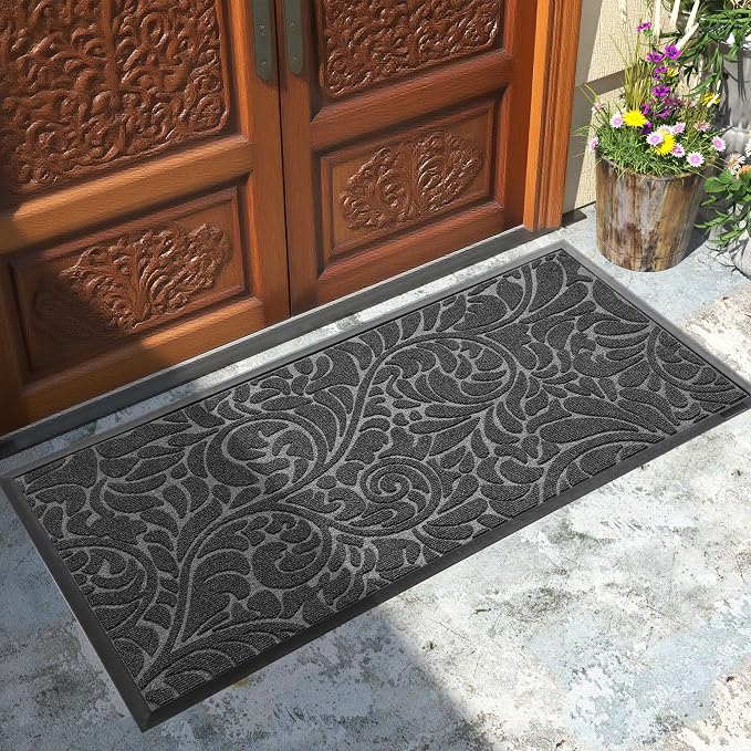Yimobra Large Door Mat Outside Entrance 47x24, Waterproof Sturdy Outdoor Mats by Yimobra