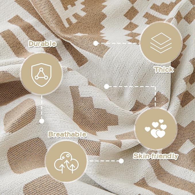MEETSKY Boho Couch Cover Sofa Covers - Image 3