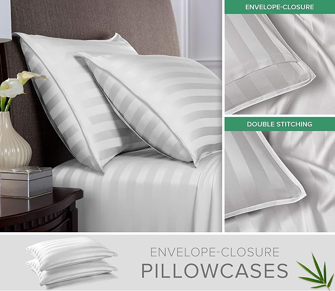 Pure Bamboo California King Sheets, Genuine 100% Organic Viscose Derived from - Image 3