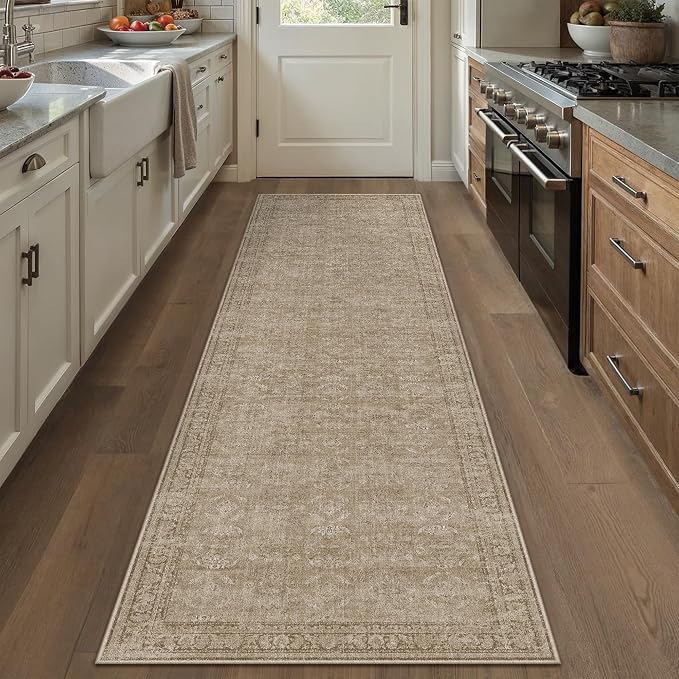 2x8 Light Brown Area Rug Runners - Image 4