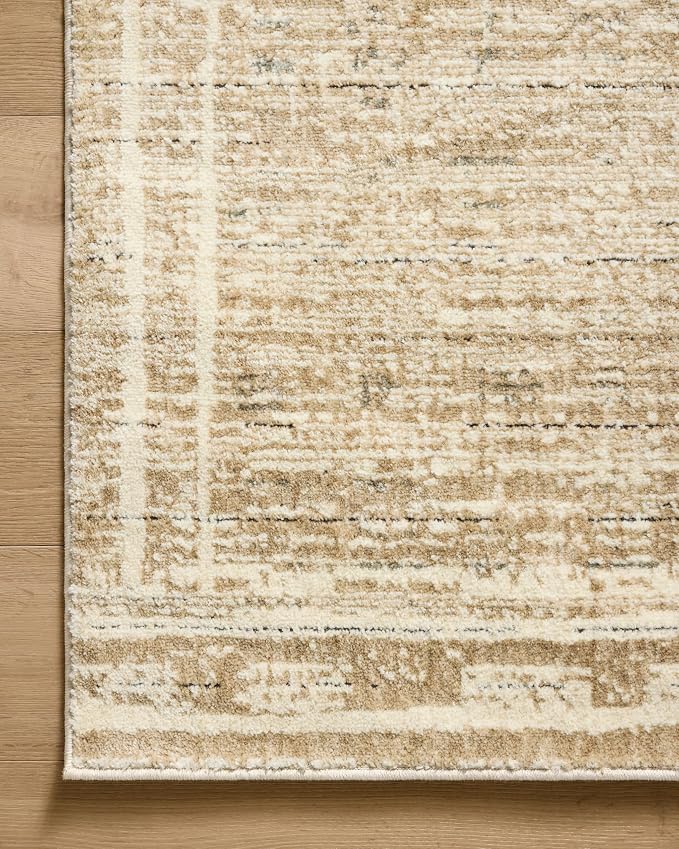 Loloi Jeremiah Brent Bleecker Collection BLE-07 Khaki/Natural 9'-2" x 13' Area - Image 7