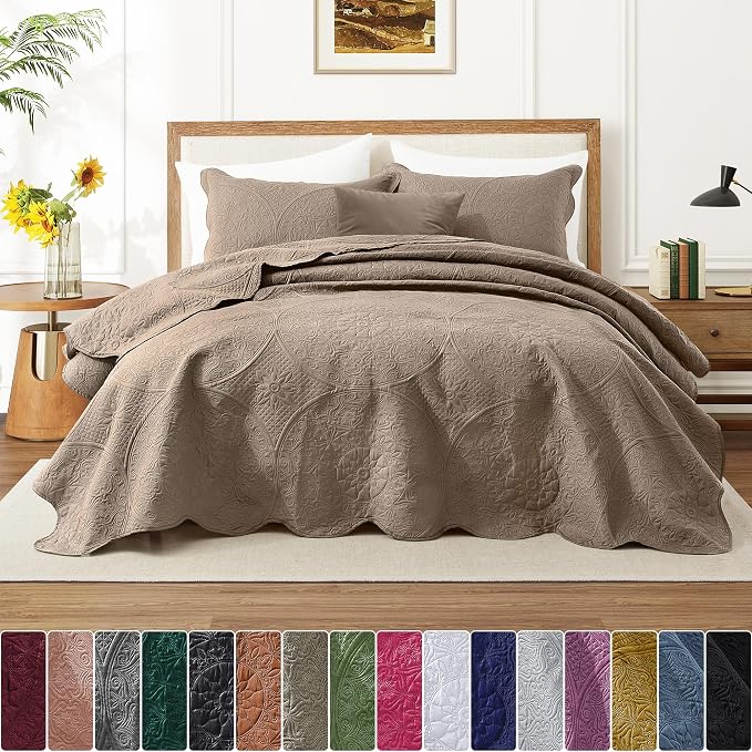IR Imperial Rooms Twin Quilt Bedding Set Size + 1 Pillow Shams - Image 4