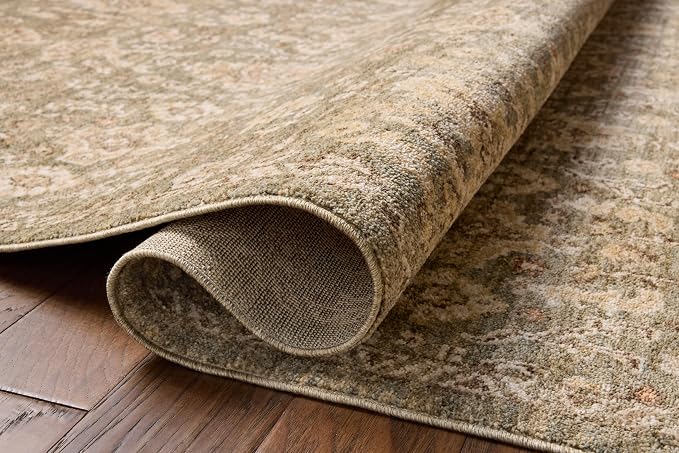 Loloi Chris Loves Julia Palma Collection PLM-03 Lagoon/Natural 3'-6" x 5'-6" - Image 4