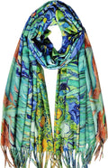 VENVSBEE Reversible Scarf Soft Large Shawl Wrap Blanket Double Sided Art Print by VENVSBEE