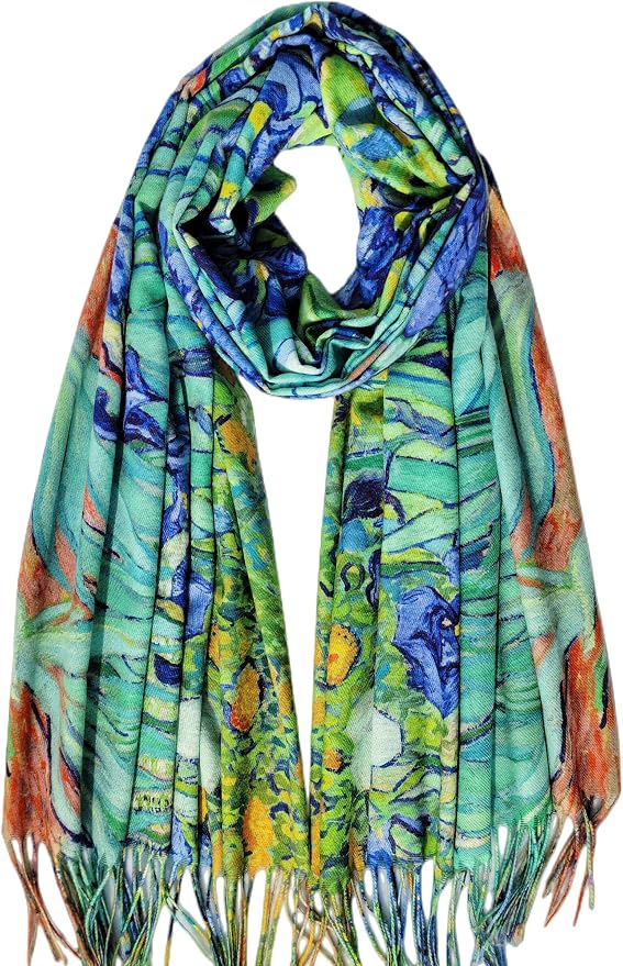 VENVSBEE Reversible Scarf Soft Large Shawl Wrap Blanket Double Sided Art Print by VENVSBEE