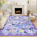 DUKINO 5x7 Area Rug, Floral Rugs by DUKINO