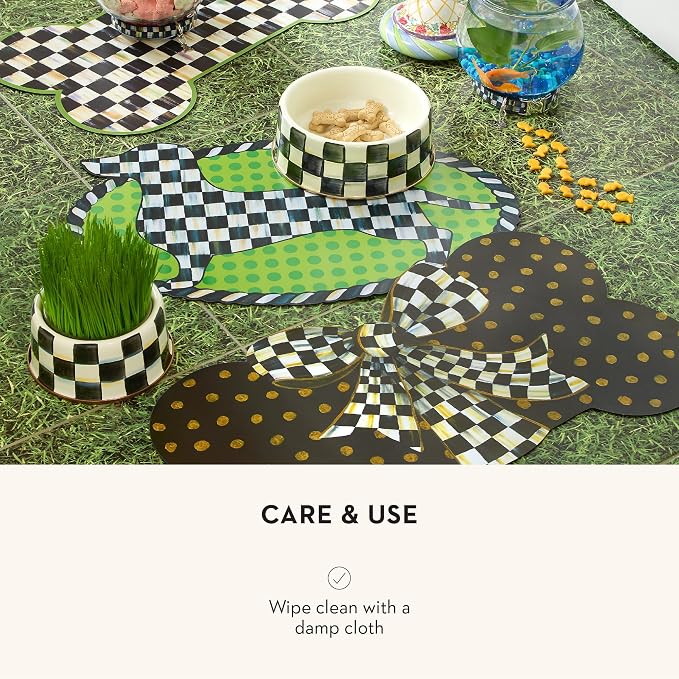 MACKENZIE-CHILDS Pup Placemat, Cute Pet-Food Mat - Image 5