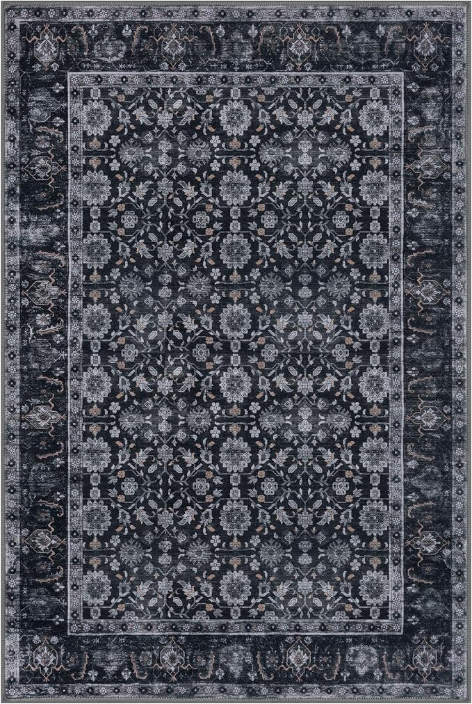 KUTA Vintage 8x10 Area Rugs for Living Room, Washable Large Rug for Bedroom 8ft - Image 8