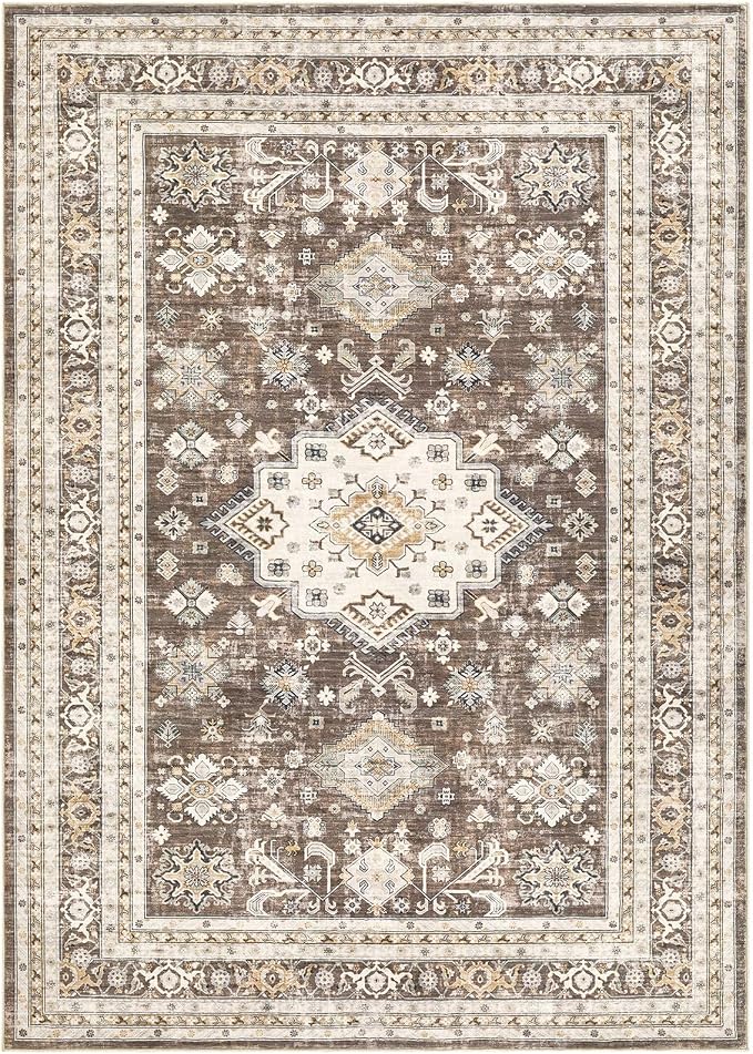 Vintage Living Room Area Rug 7x9 - Image 9