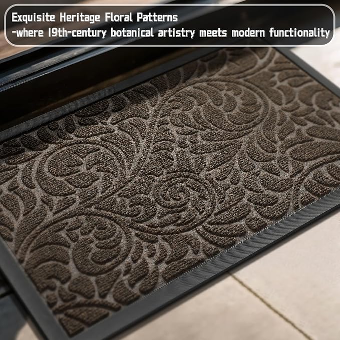 Yimobra Large Door Mat Outside Entrance 47x24, Waterproof Sturdy Outdoor Mats - Image 4