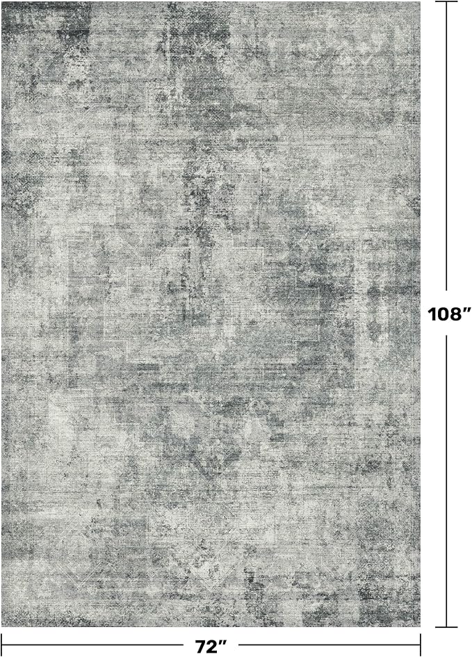Vintage Dark Blue Rugs for Bedroom - Image 2