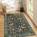 DUKINO 3x5 Rug, Washable Animal Area Rug by DUKINO