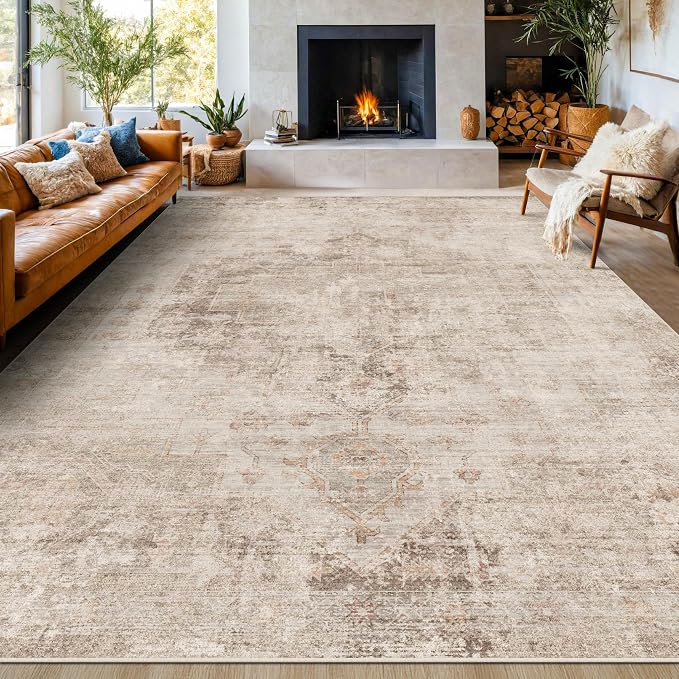 Tan Rugs for Living Room - Image 6