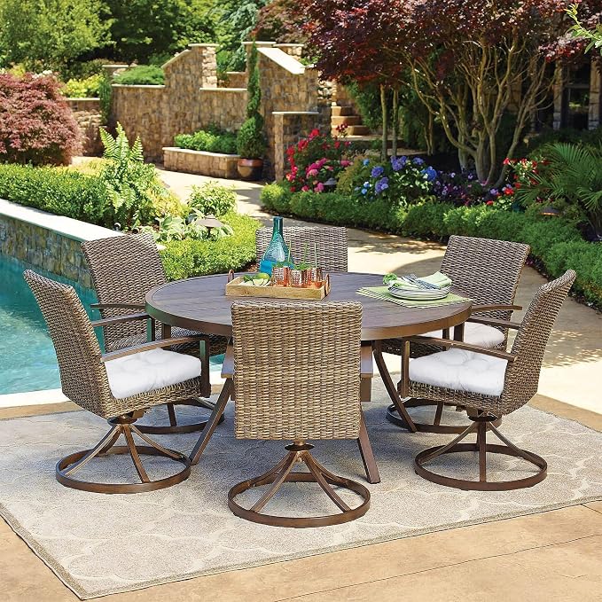 RACE LEAF Patio Chair Cushions 17x17 Inch 4 Pack, Thickened Outdoor Seat - Image 7