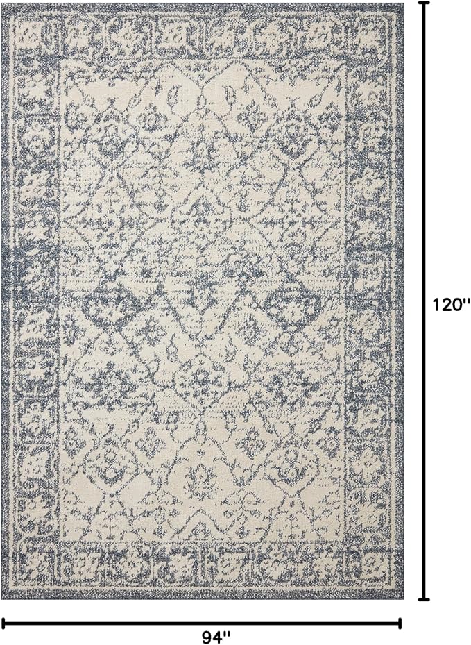 Loloi Magnolia Home by Joanna Gaines Gigi Collection GIG-02 Ivory/Blue 7'-10" x - Image 2