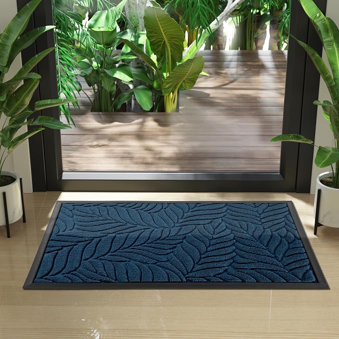 Yimobra Front Door Mat Outdoor Indoor, 29.5x17 All-Season Waterproof Door Mat - Image 6