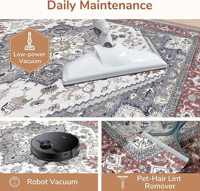 OPPODREAM Thin 6x9 Area Rugs, Washable Rug 6x9 - Image 5