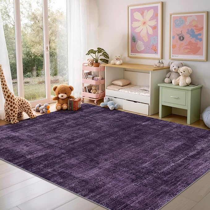 Kokia Abstract Area Rug Living Room 5x7 Washable Large Rug Bedroom Living Room - Image 5