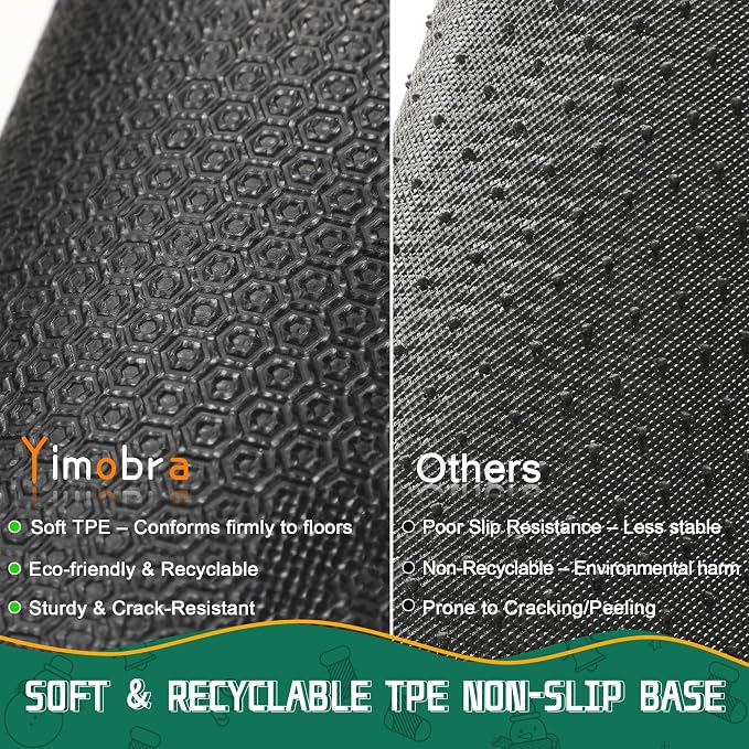 Yimobra Door Mat Outside Entrance 29.5x17, Waterproof Sturdy Outdoor Mats - Image 6